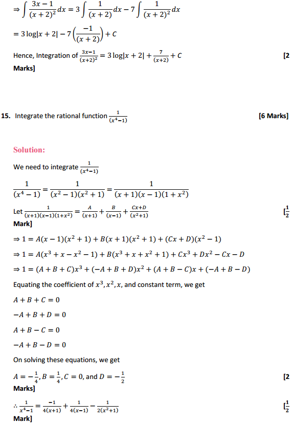 NCERT Solutions for Class 12 Maths Chapter 7 Integrals Ex 7.5 14