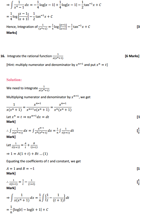 NCERT Solutions for Class 12 Maths Chapter 7 Integrals Ex 7.5 15