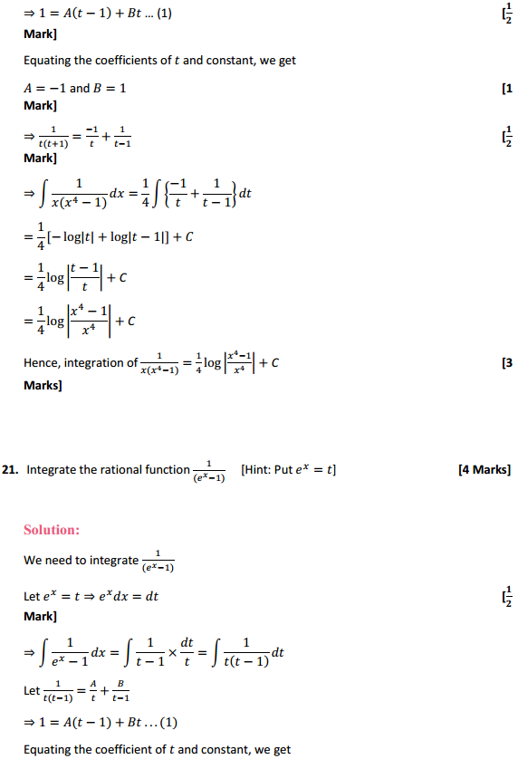NCERT Solutions for Class 12 Maths Chapter 7 Integrals Ex 7.5 20