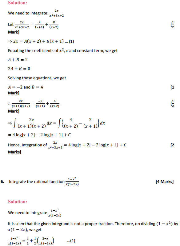 NCERT Solutions for Class 12 Maths Chapter 7 Integrals Ex 7.5 5