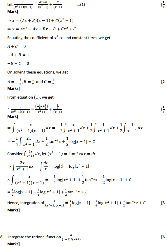 NCERT Solutions for Class 12 Maths Chapter 7 Integrals Ex 7.5 7