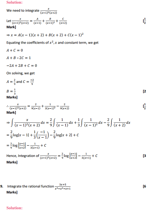 NCERT Solutions for Class 12 Maths Chapter 7 Integrals Ex 7.5 8