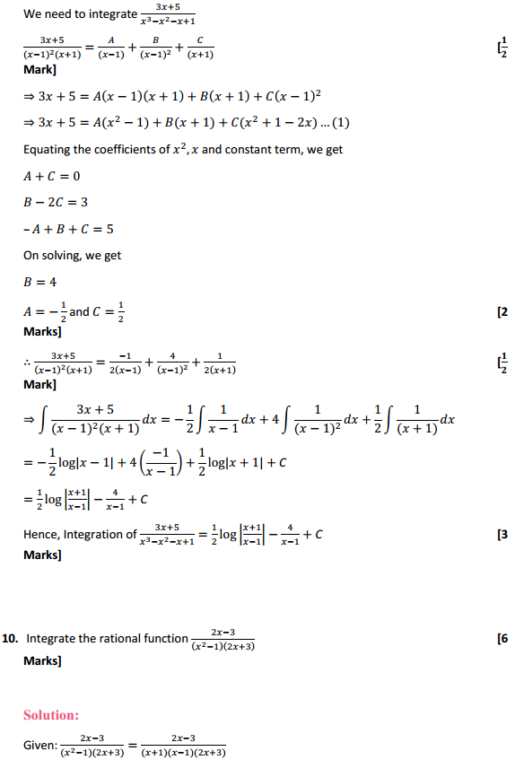 NCERT Solutions for Class 12 Maths Chapter 7 Integrals Ex 7.5 9