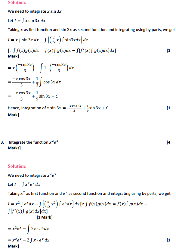 NCERT Solutions for Class 12 Maths Chapter 7 Integrals Ex 7.6 2