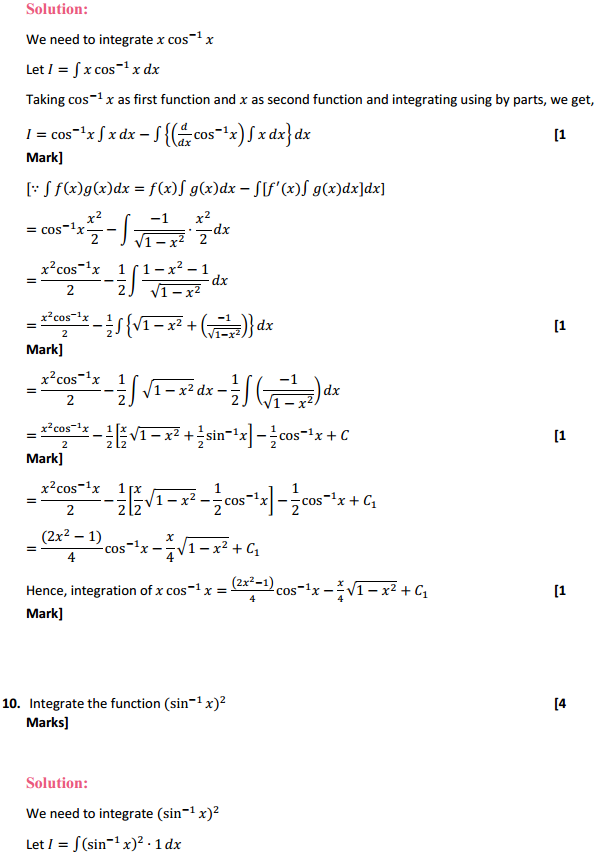 NCERT Solutions for Class 12 Maths Chapter 7 Integrals Ex 7.6 7