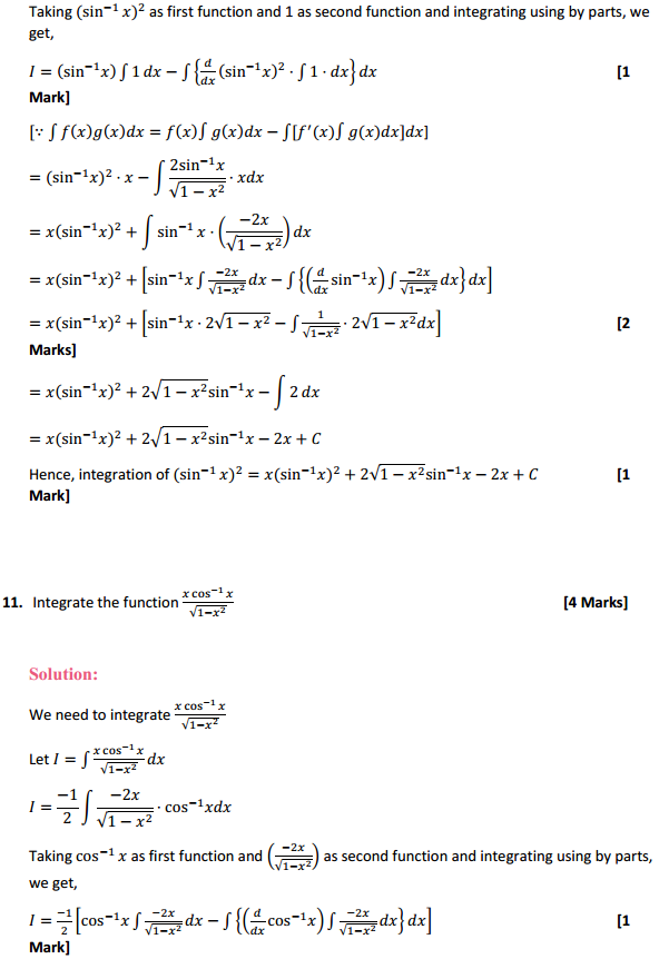 NCERT Solutions for Class 12 Maths Chapter 7 Integrals Ex 7.6 8