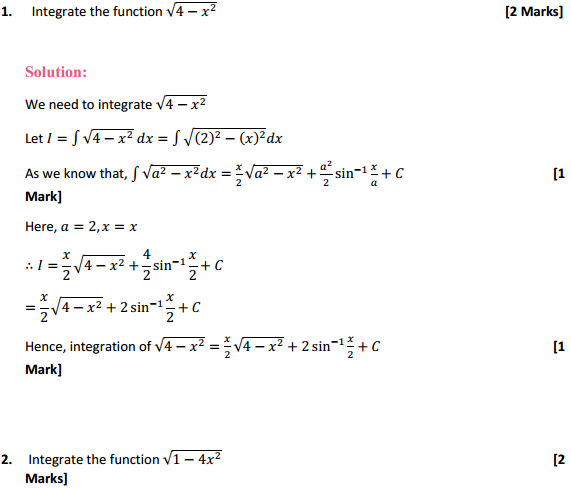 NCERT Solutions for Class 12 Maths Chapter 7 Integrals Ex 7.7 1