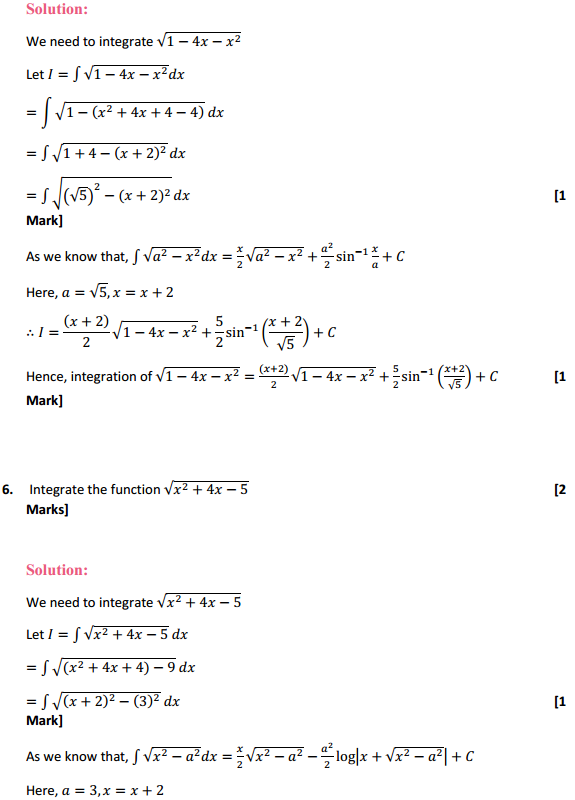 NCERT Solutions for Class 12 Maths Chapter 7 Integrals Ex 7.7 4
