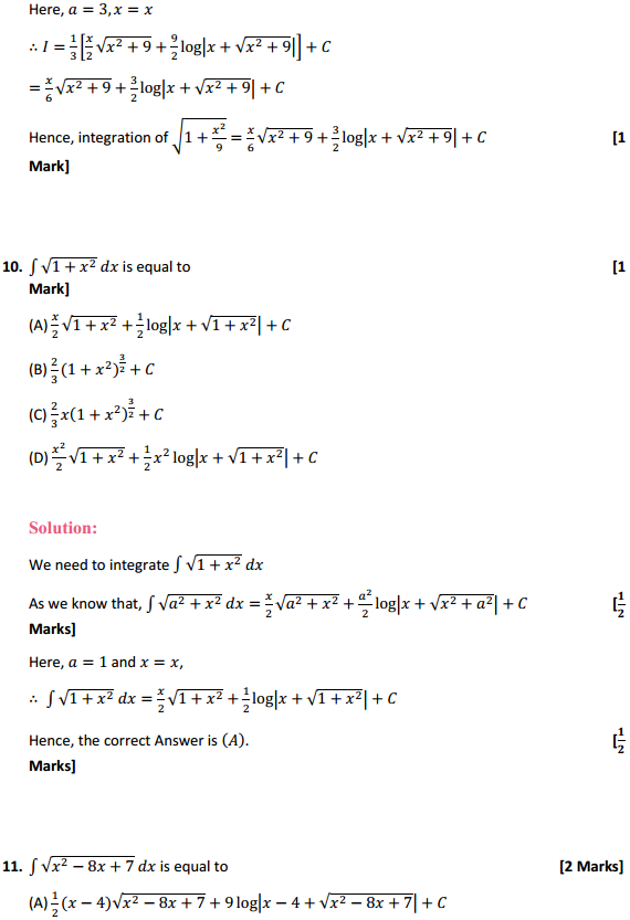 NCERT Solutions for Class 12 Maths Chapter 7 Integrals Ex 7.7 7