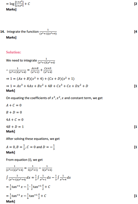 NCERT Solutions for Class 12 Maths Chapter 7 Integrals Miscellaneous Exercise 10