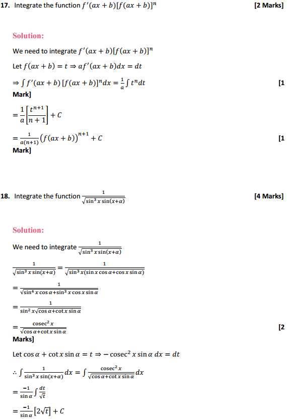 NCERT Solutions for Class 12 Maths Chapter 7 Integrals Miscellaneous Exercise 12