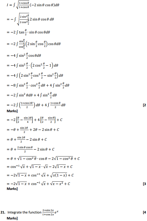 NCERT Solutions for Class 12 Maths Chapter 7 Integrals Miscellaneous Exercise 15