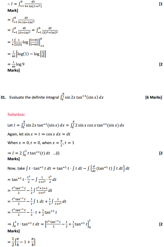 NCERT Solutions for Class 12 Maths Chapter 7 Integrals Miscellaneous Exercise 24