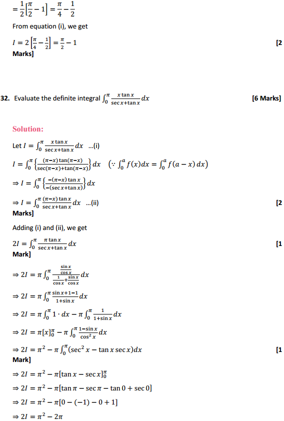NCERT Solutions for Class 12 Maths Chapter 7 Integrals Miscellaneous Exercise 25