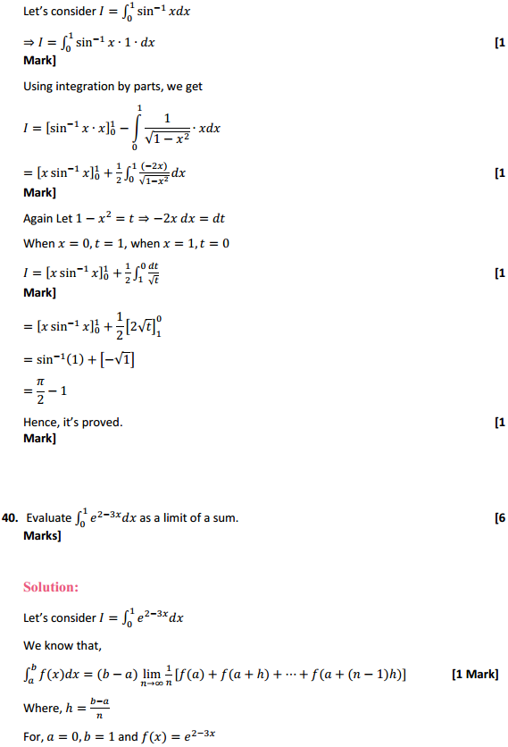NCERT Solutions for Class 12 Maths Chapter 7 Integrals Miscellaneous Exercise 31