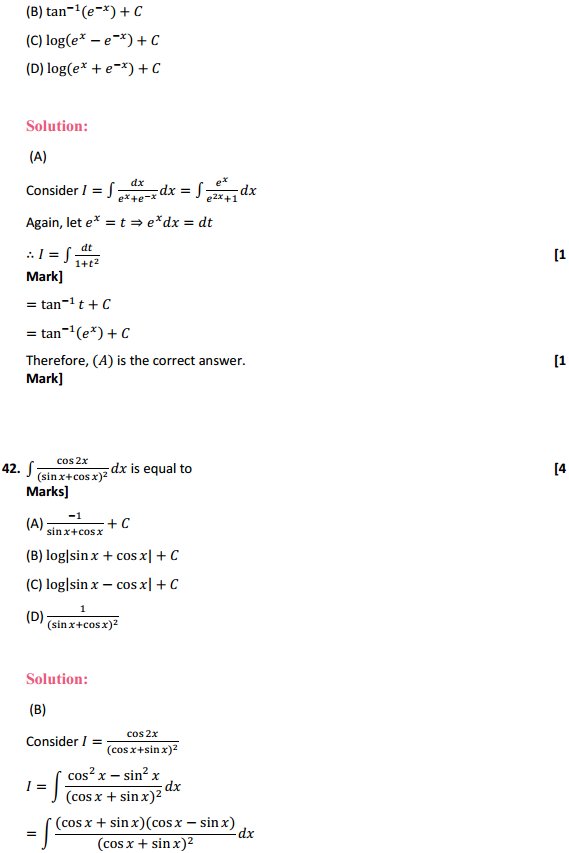 NCERT Solutions for Class 12 Maths Chapter 7 Integrals Miscellaneous Exercise 33