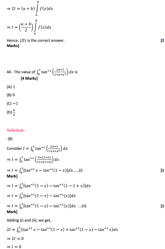 NCERT Solutions for Class 12 Maths Chapter 7 Integrals Miscellaneous Exercise 35