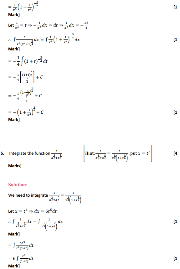 NCERT Solutions for Class 12 Maths Chapter 7 Integrals Miscellaneous Exercise 4