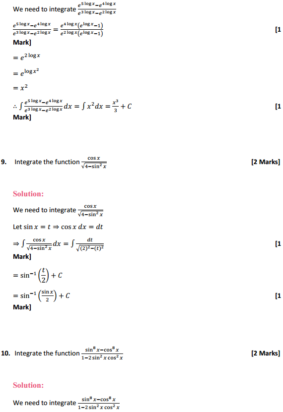 NCERT Solutions for Class 12 Maths Chapter 7 Integrals Miscellaneous Exercise 7