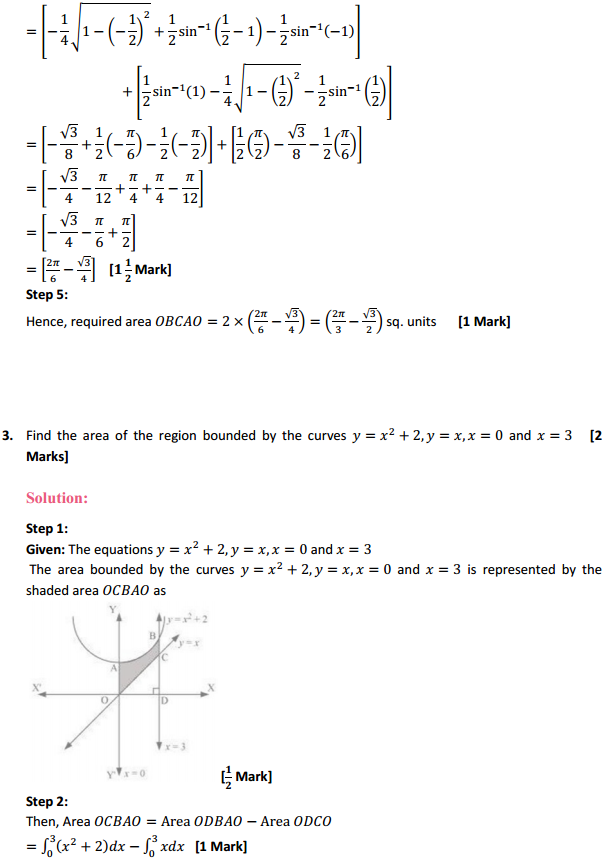 NCERT Solutions for Class 12 Maths Chapter 8 Application of Integrals Ex 8.2 4