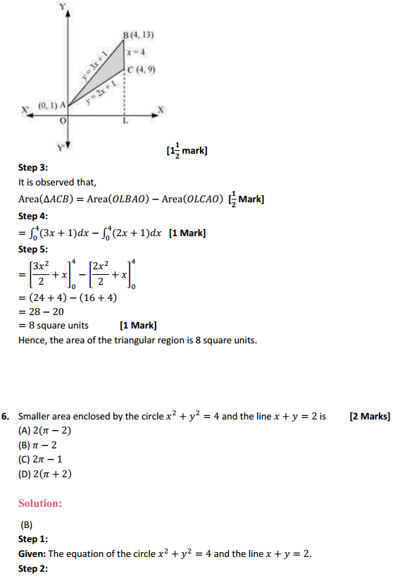 NCERT Solutions for Class 12 Maths Chapter 8 Application of Integrals Ex 8.2 7