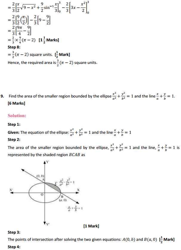 NCERT Solutions for Class 12 Maths Chapter 8 Application of Integrals Miscellaneous Exercise 11