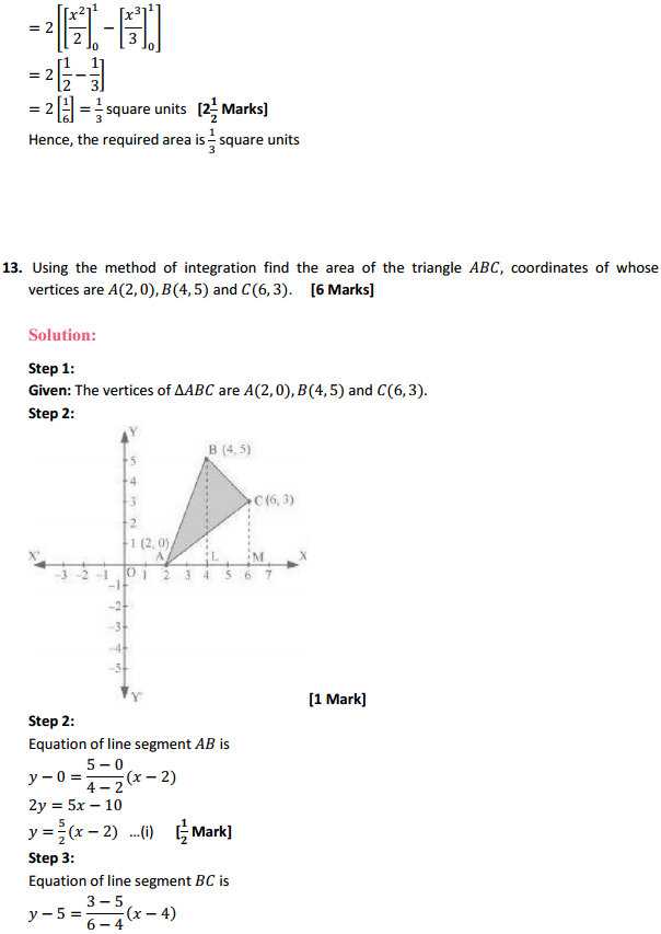 NCERT Solutions for Class 12 Maths Chapter 8 Application of Integrals Miscellaneous Exercise 16