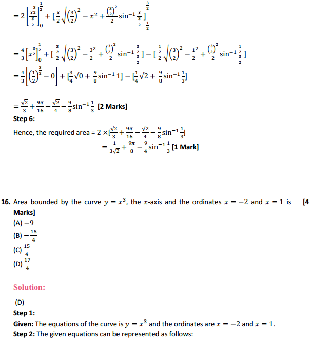 NCERT Solutions for Class 12 Maths Chapter 8 Application of Integrals Miscellaneous Exercise 20