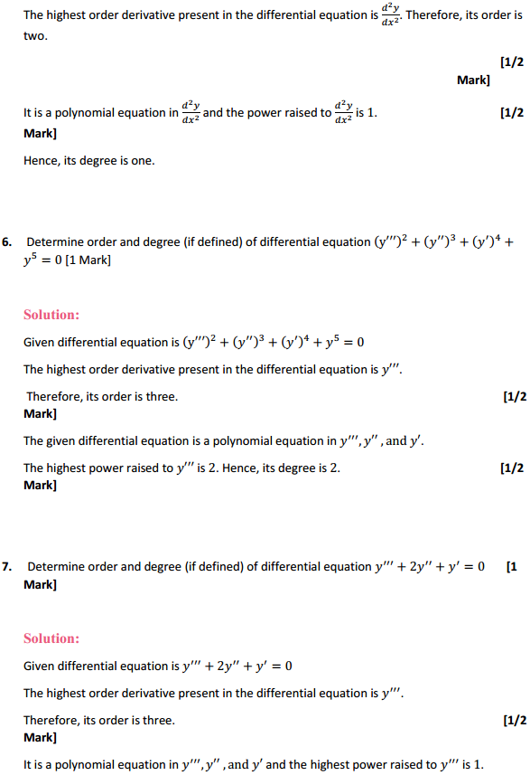 NCERT Solutions for Class 12 Maths Chapter 9 Differential Equations Ex 9.1 3