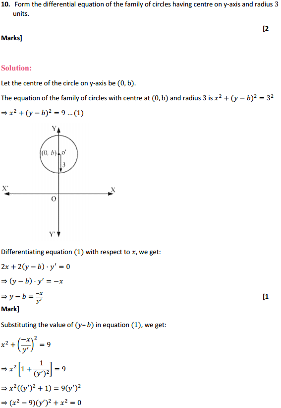 NCERT Solutions for Class 12 Maths Chapter 9 Differential Equations Ex 9.3 10