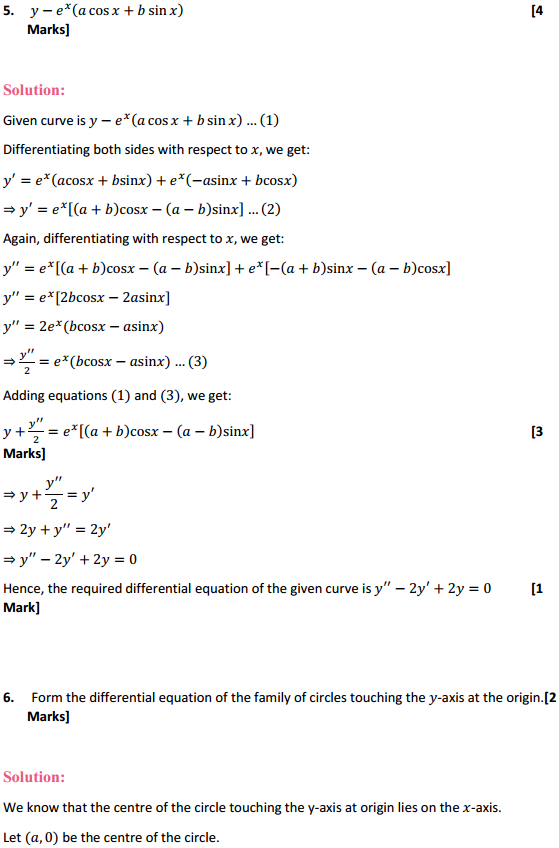NCERT Solutions for Class 12 Maths Chapter 9 Differential Equations Ex 9.3 5