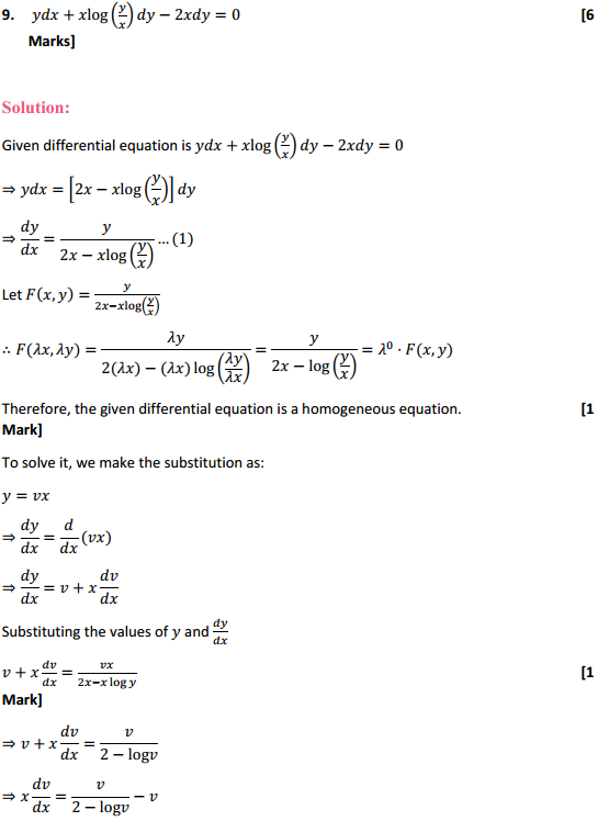 NCERT Solutions for Class 12 Maths Chapter 9 Differential Equations Ex 9.5 18