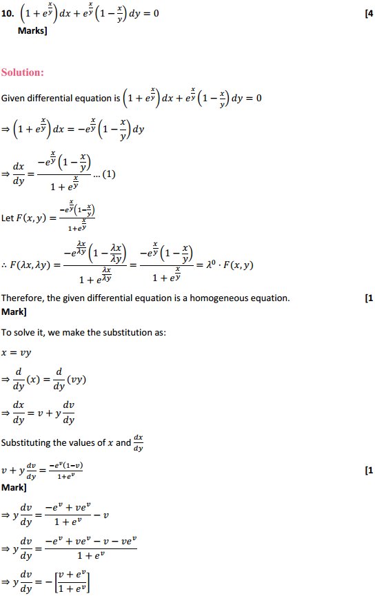 NCERT Solutions for Class 12 Maths Chapter 9 Differential Equations Ex 9.5 21