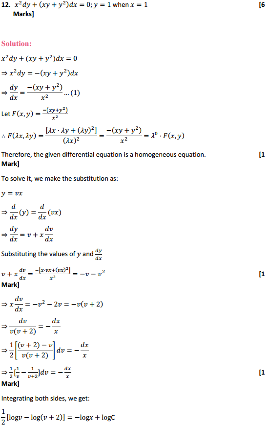 NCERT Solutions for Class 12 Maths Chapter 9 Differential Equations Ex 9.5 25