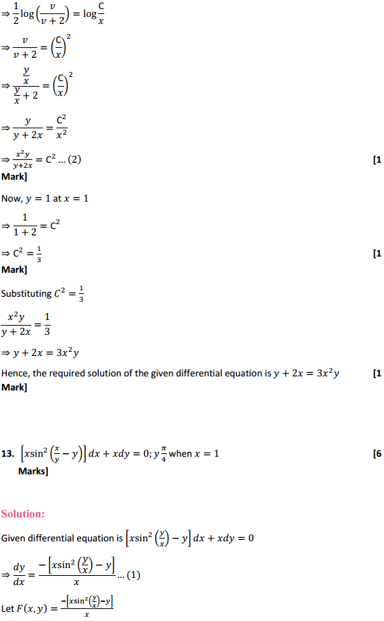 NCERT Solutions for Class 12 Maths Chapter 9 Differential Equations Ex 9.5 26