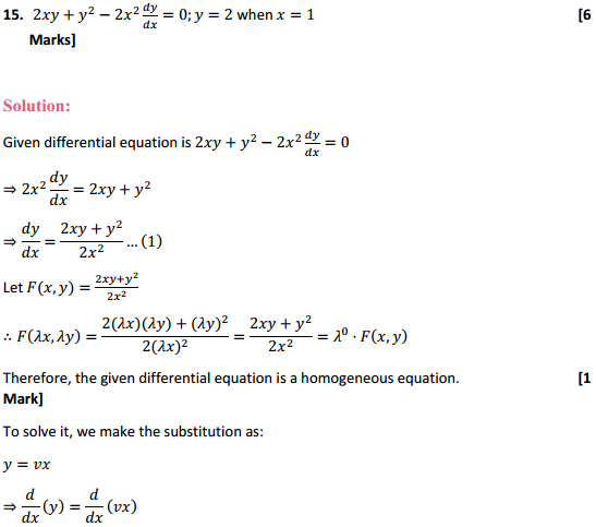 NCERT Solutions for Class 12 Maths Chapter 9 Differential Equations Ex 9.5 30