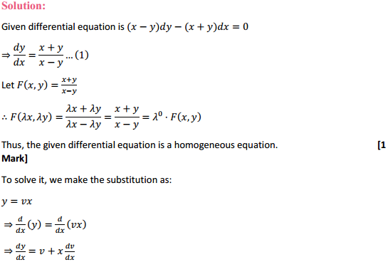 NCERT Solutions for Class 12 Maths Chapter 9 Differential Equations Ex 9.5 4