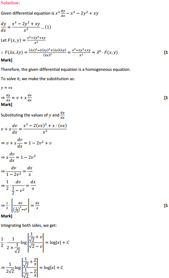 NCERT Solutions for Class 12 Maths Chapter 9 Differential Equations Ex 9.5 9