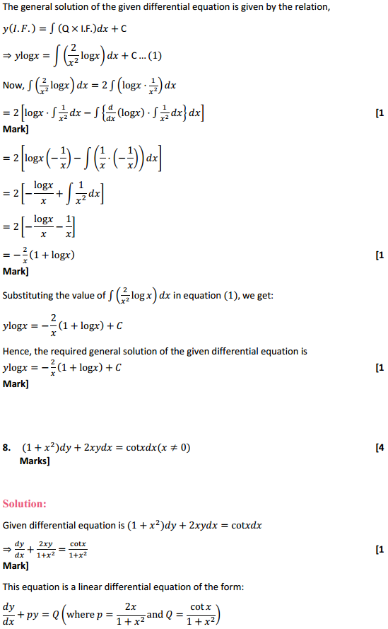 NCERT Solutions for Class 12 Maths Chapter 9 Differential Equations Ex 9.6 12