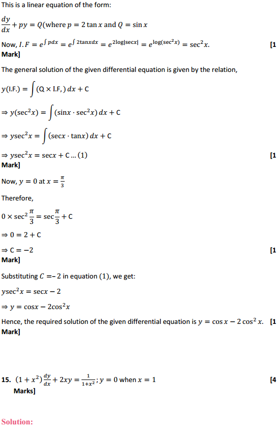NCERT Solutions for Class 12 Maths Chapter 9 Differential Equations Ex 9.6 21