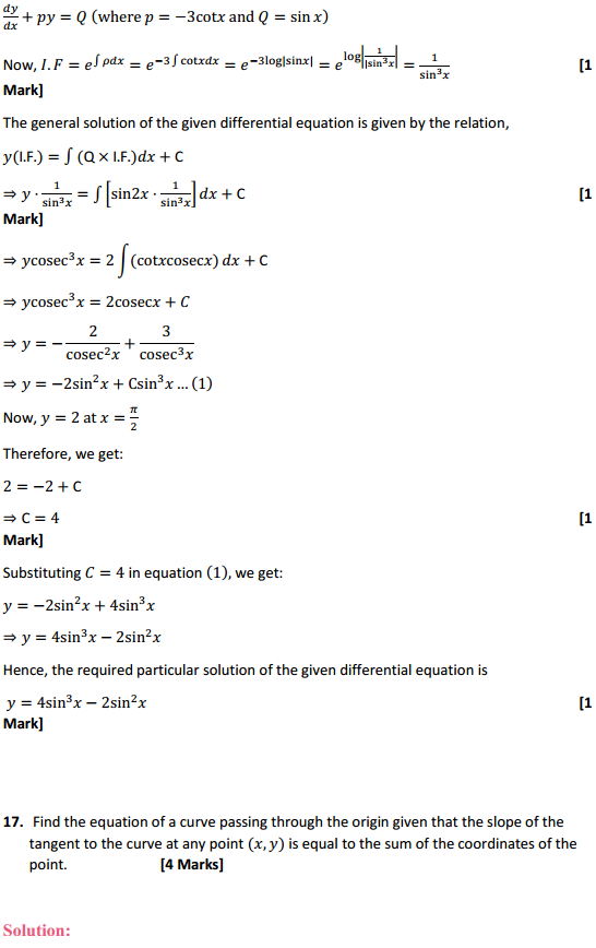 NCERT Solutions for Class 12 Maths Chapter 9 Differential Equations Ex 9.6 24