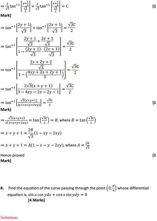 NCERT Solutions for Class 12 Maths Chapter 9 Differential Equations Miscellaneous Exercise 16