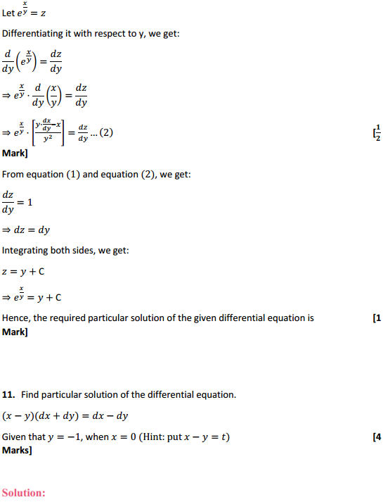 NCERT Solutions for Class 12 Maths Chapter 9 Differential Equations Miscellaneous Exercise 22