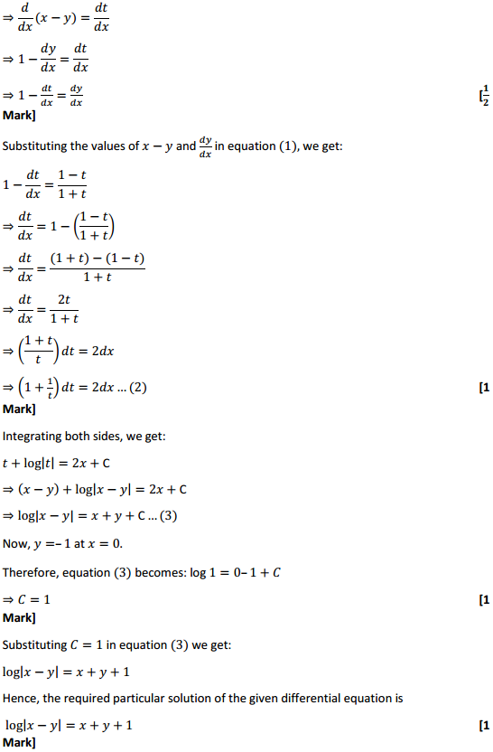 NCERT Solutions for Class 12 Maths Chapter 9 Differential Equations Miscellaneous Exercise 24