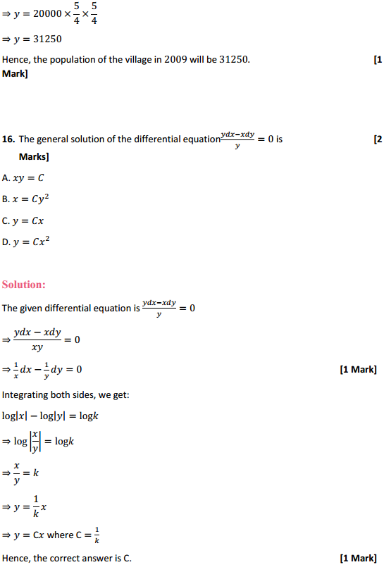 NCERT Solutions for Class 12 Maths Chapter 9 Differential Equations Miscellaneous Exercise 32
