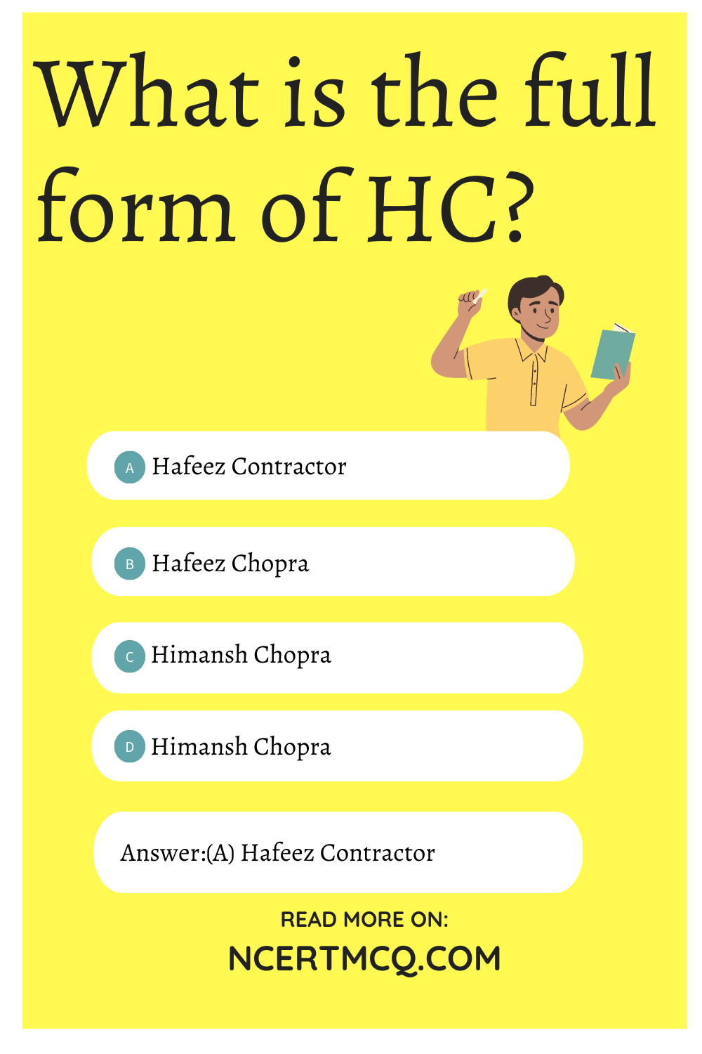 What is the full form of HC?