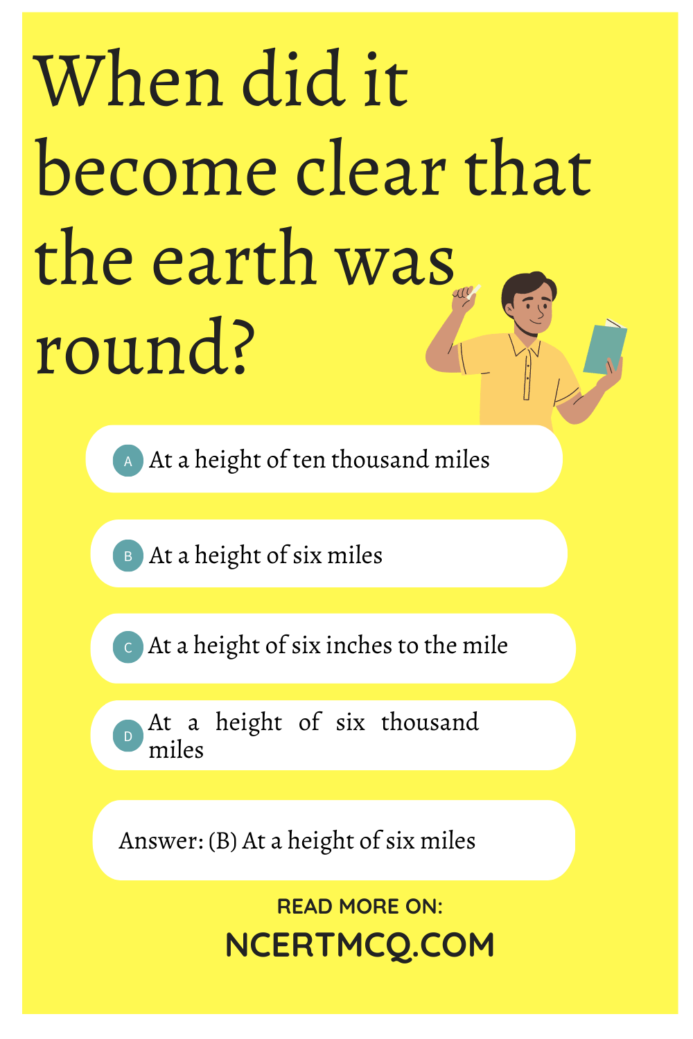 When did it become clear that the earth was round?