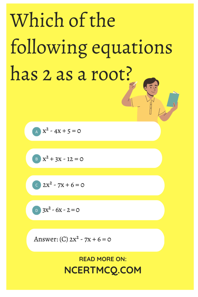 mcq-questions-for-class-10-maths-chapter-4-quadratic-equations-with-answers-ncert-mcq