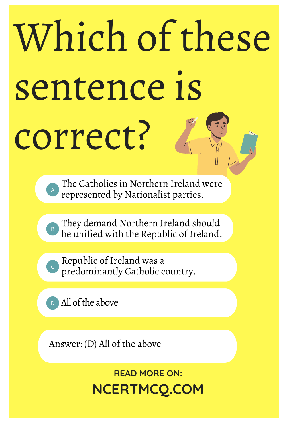 Which of these sentence is correct?