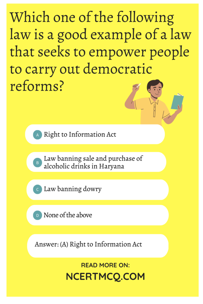 Challenges to Democracy Class 10 MCQ Online Test With Answers Questions ...